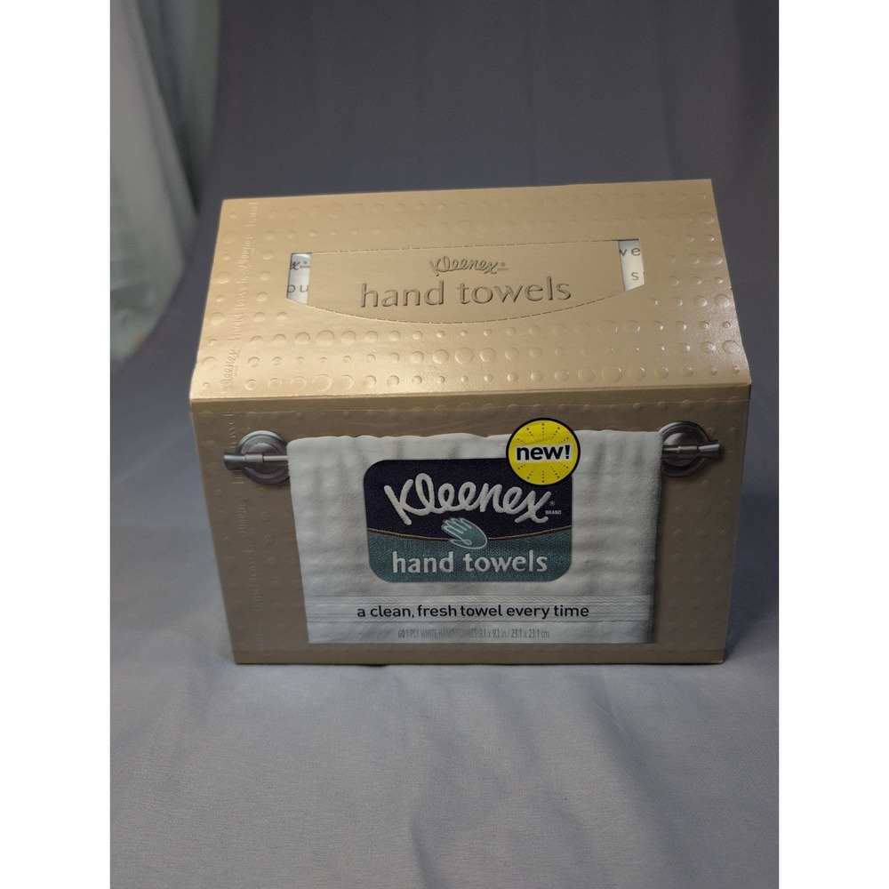 Kleenex‎ Hand Towels - White 60ct Pack of 3 NEW Old Stock 2008